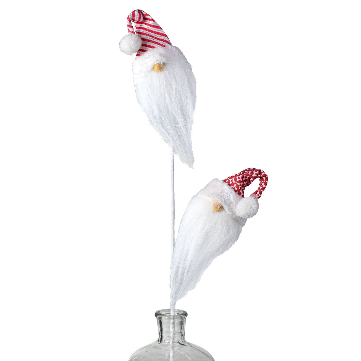 28" Fabric Santa Gnomes Spray Item Number: XS9906