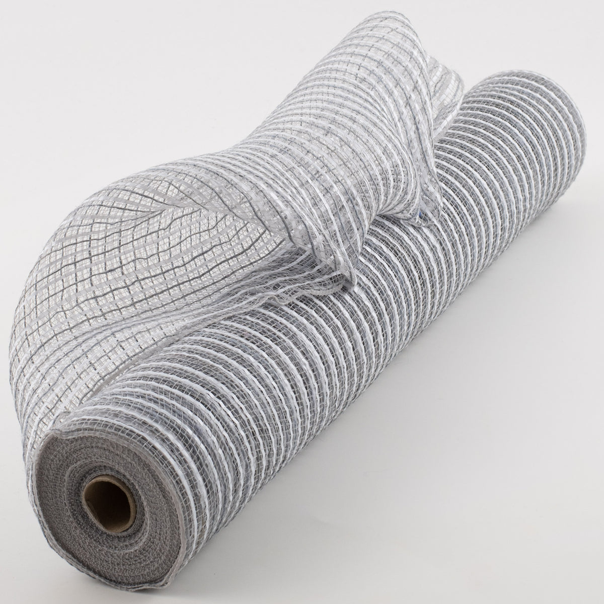 21" Fabric Stripe Mesh: Grey & White Item Number: XB1020-16
