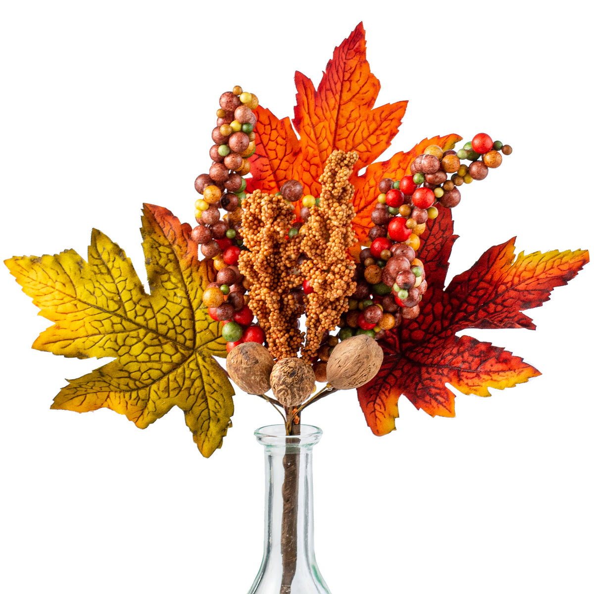 14" Fall Berry Leaf Pick Item Number: 202247