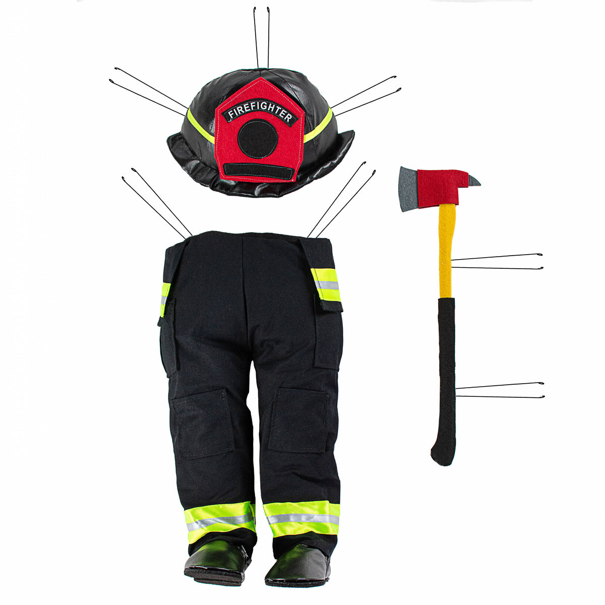 Firefighter Wreath Decorating Kit (3 Pieces) Item Number: MD0690