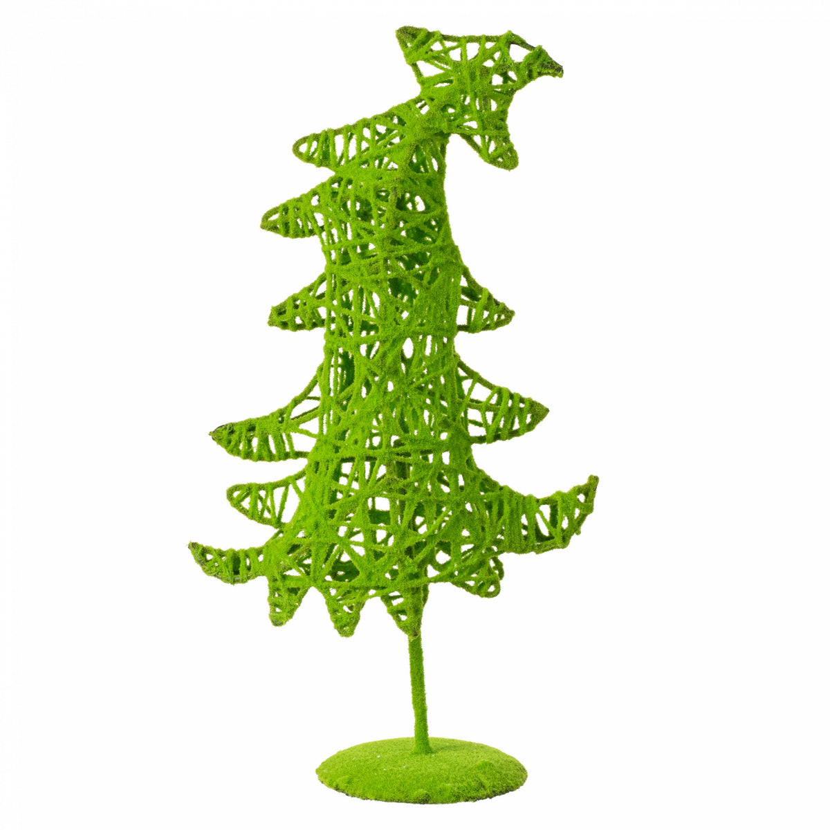 13" Flocked Green Monster Fairy Tree Item Number: M32729