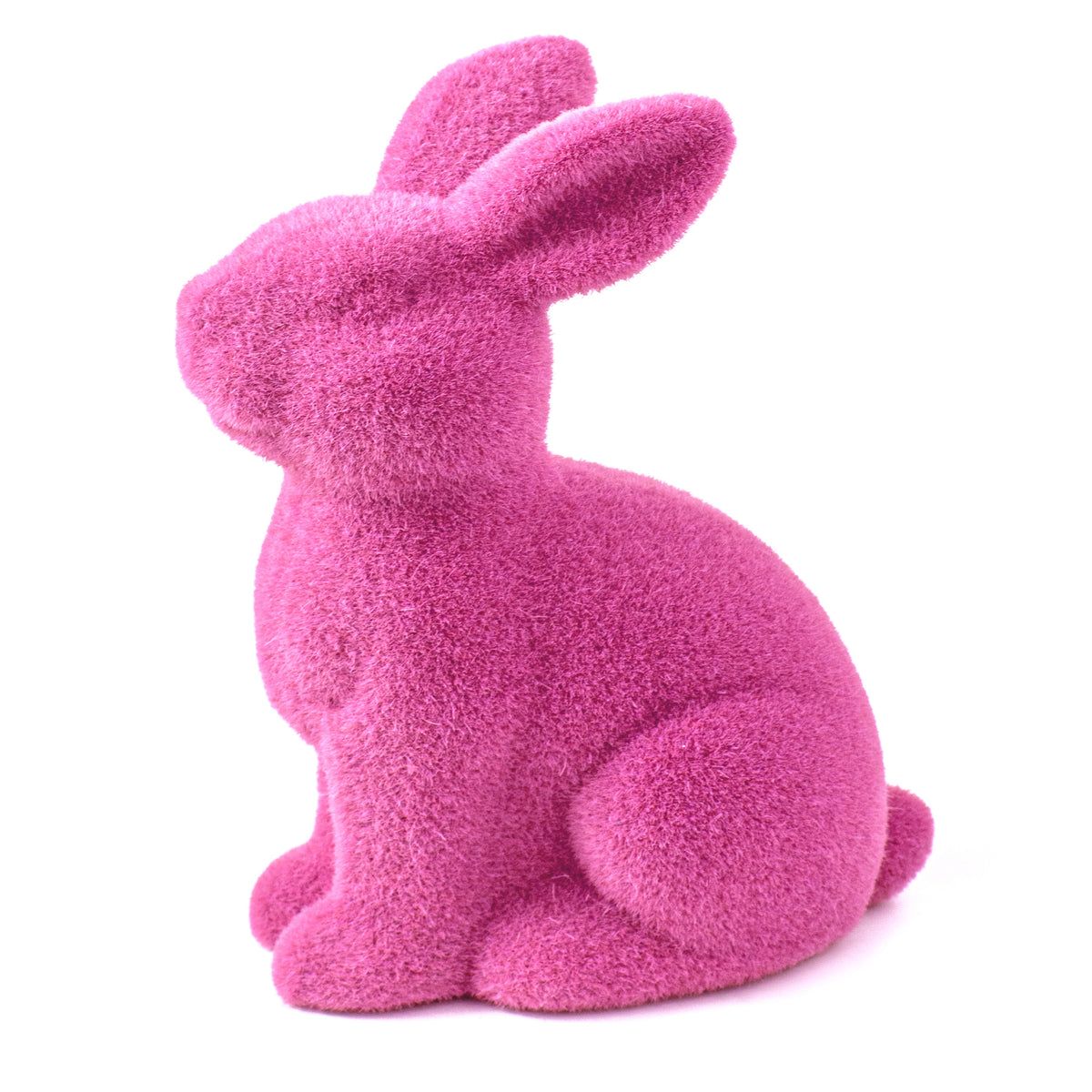 10" Flocked Sitting Rabbit: Fuchsia Item Number: HE723107