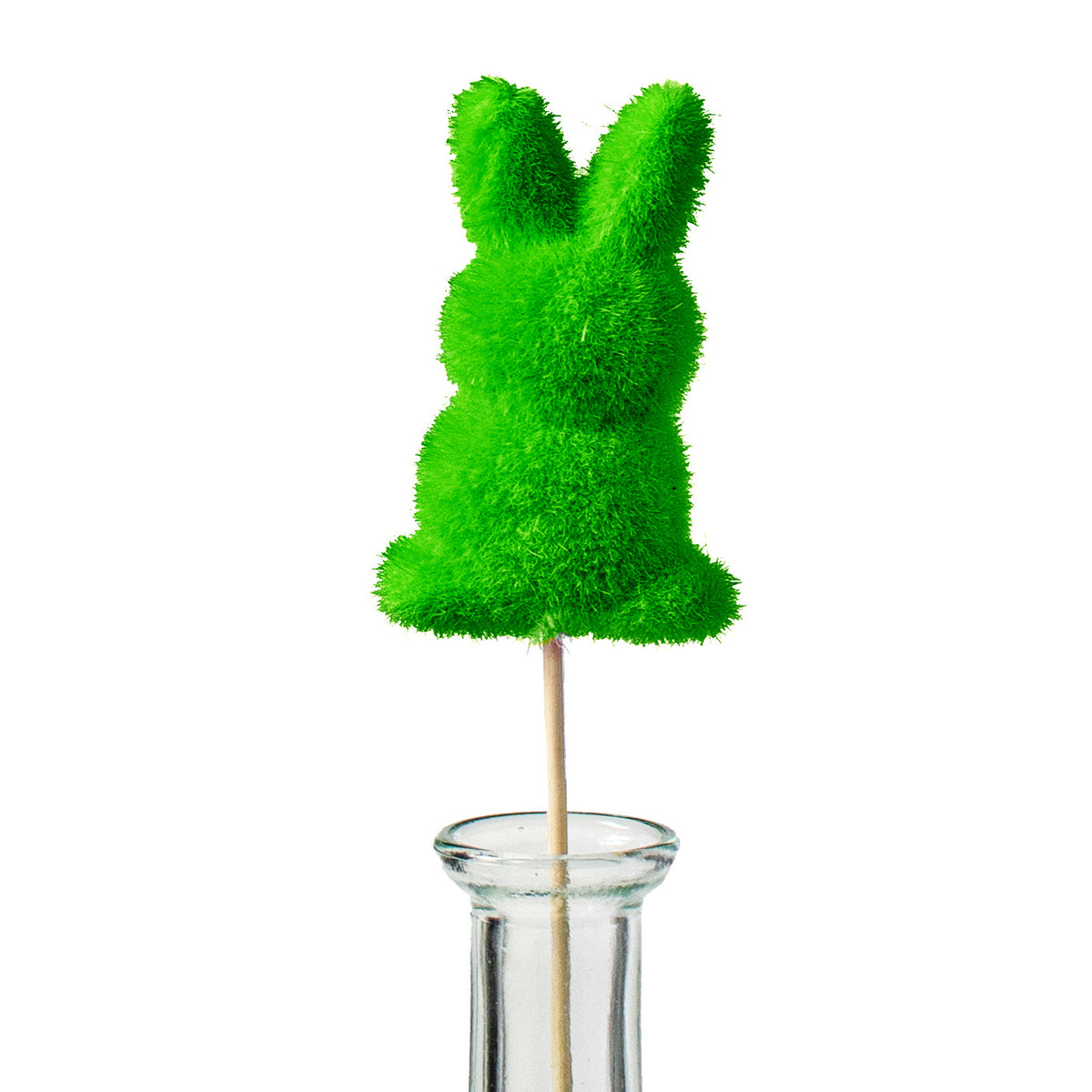 12" Flocked Standing Rabbit Pick: Spring Green Item Number: HE725182