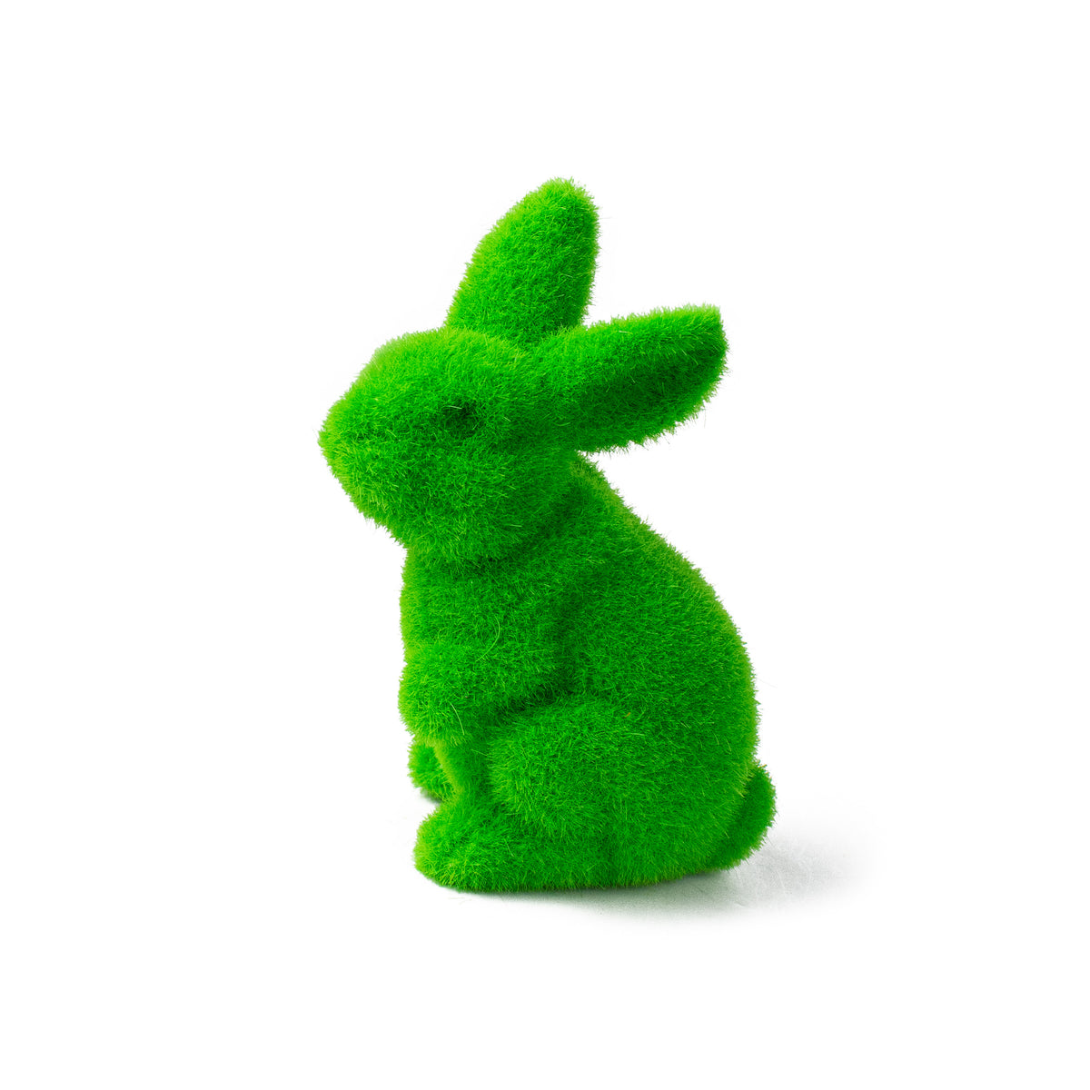 6" Flocked Standing Rabbit: Spring Green Item Number: HE724082