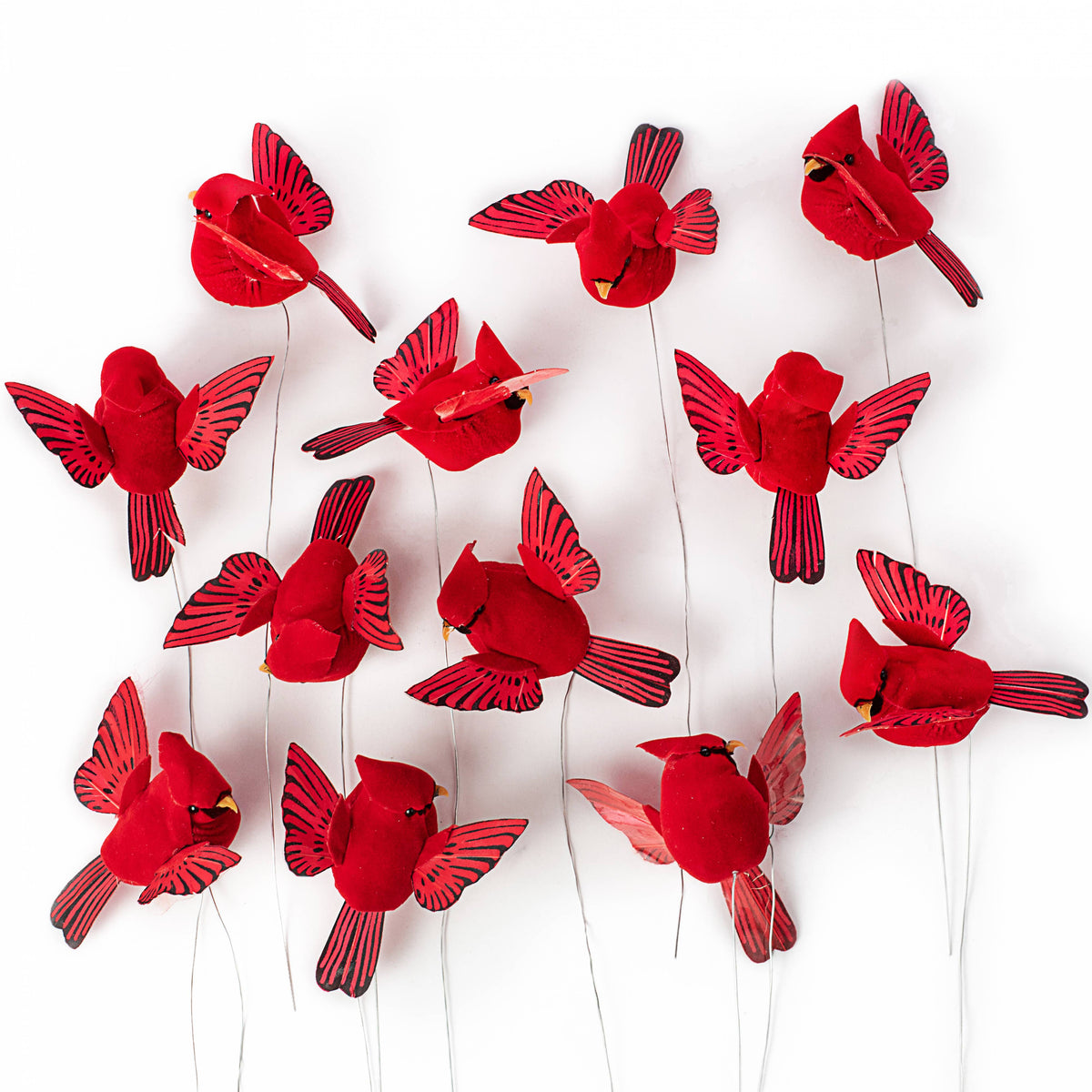 3.5" Flying Cardinal: Red (Set of 12) Item Number: MW0621