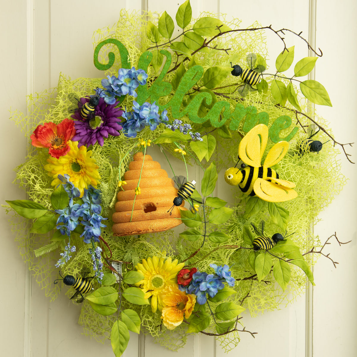 6" Foam Bee Hive Ornament Lifestyle Photo