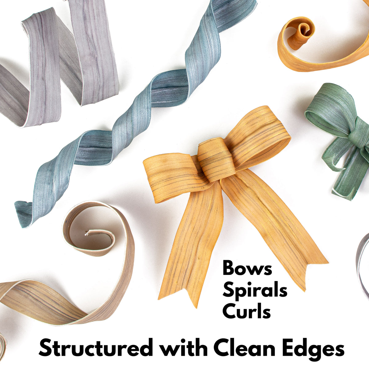 1.6" Foam Strip Wired Ribbon: Green (5 Feet) Lifestyle Photo