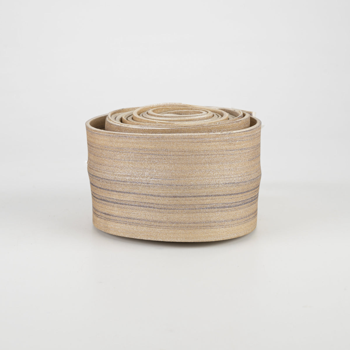 1.6" Foam Strip Wired Ribbon: Light Gold (5 Feet)