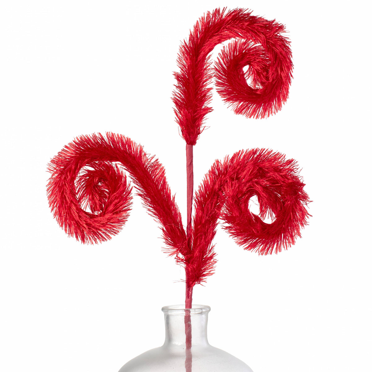 28" Furry Curly Spray: Red Item Number: 85922RD