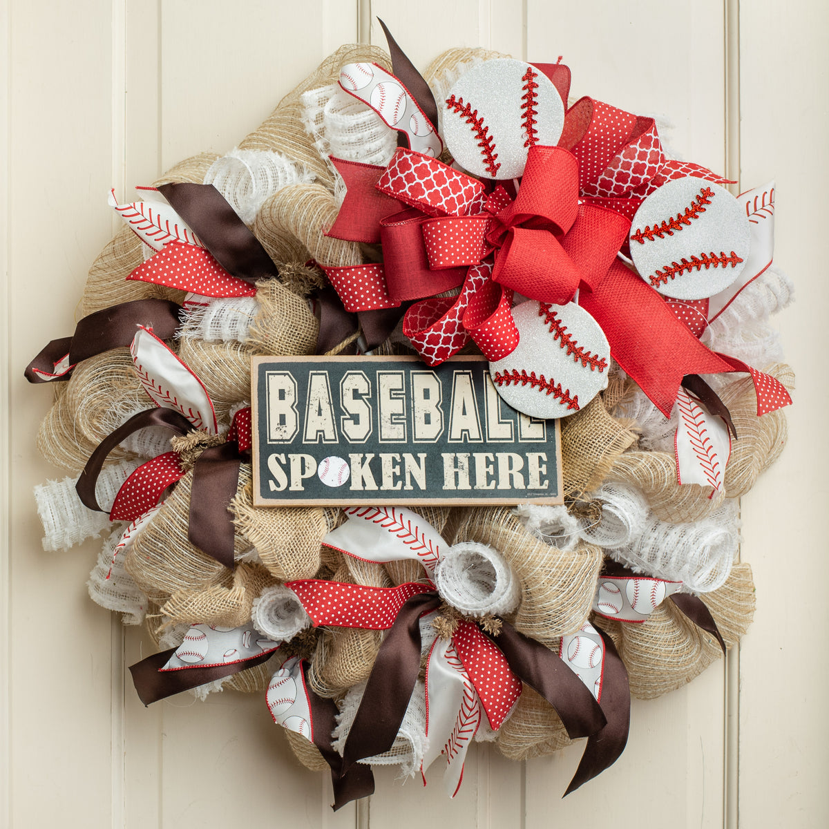 25" Glitter Baseballs Spray Lifestyle Photo