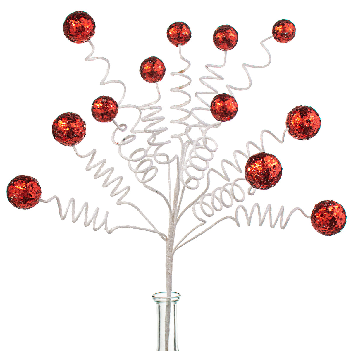 22" Glitter Sequin Ball Spray: Red Item Number: 280571