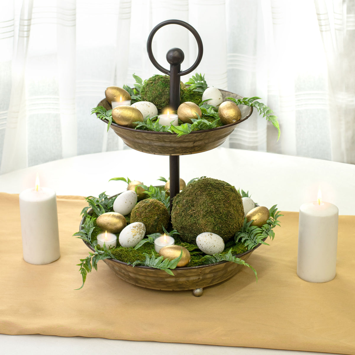 3" Green Moss Ball detail photo 3