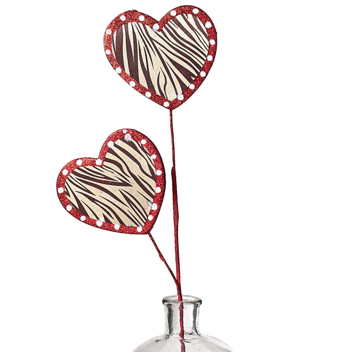 24" Heart Spray: Zebra Item Number: 62898ZEBRA