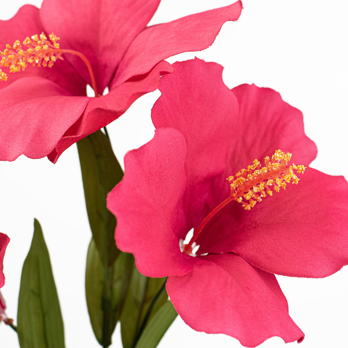 27" Hibiscus Spray: Fuchsia Pink detail photo 4