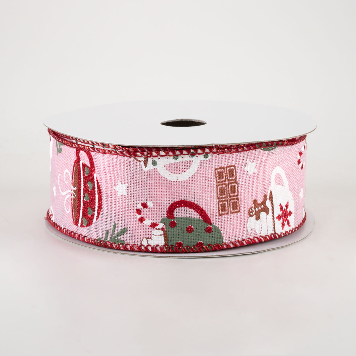 1.5" Hot Cocoa Ribbon: Light Pink (10 Yards)