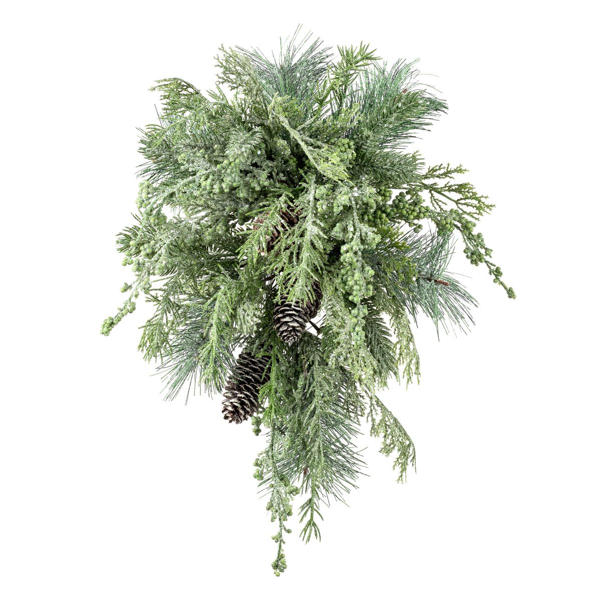 12" Hudson Pine Half Ball Swag Item Number: 86139HB12
