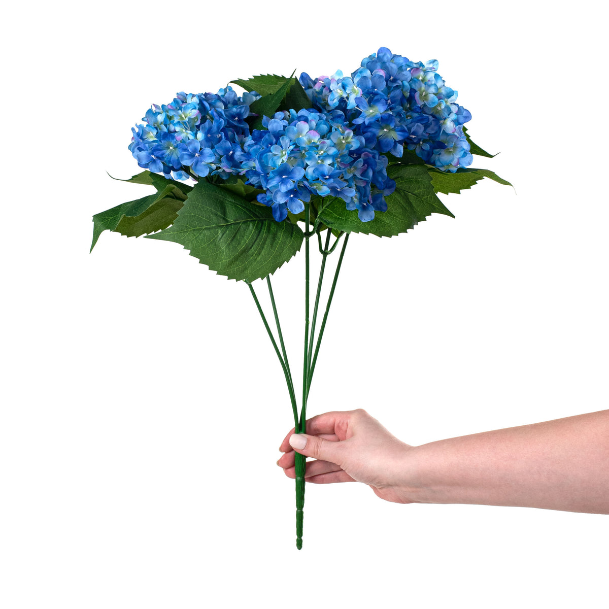 19" Hydrangea Bush: Blue (5) detail photo 3