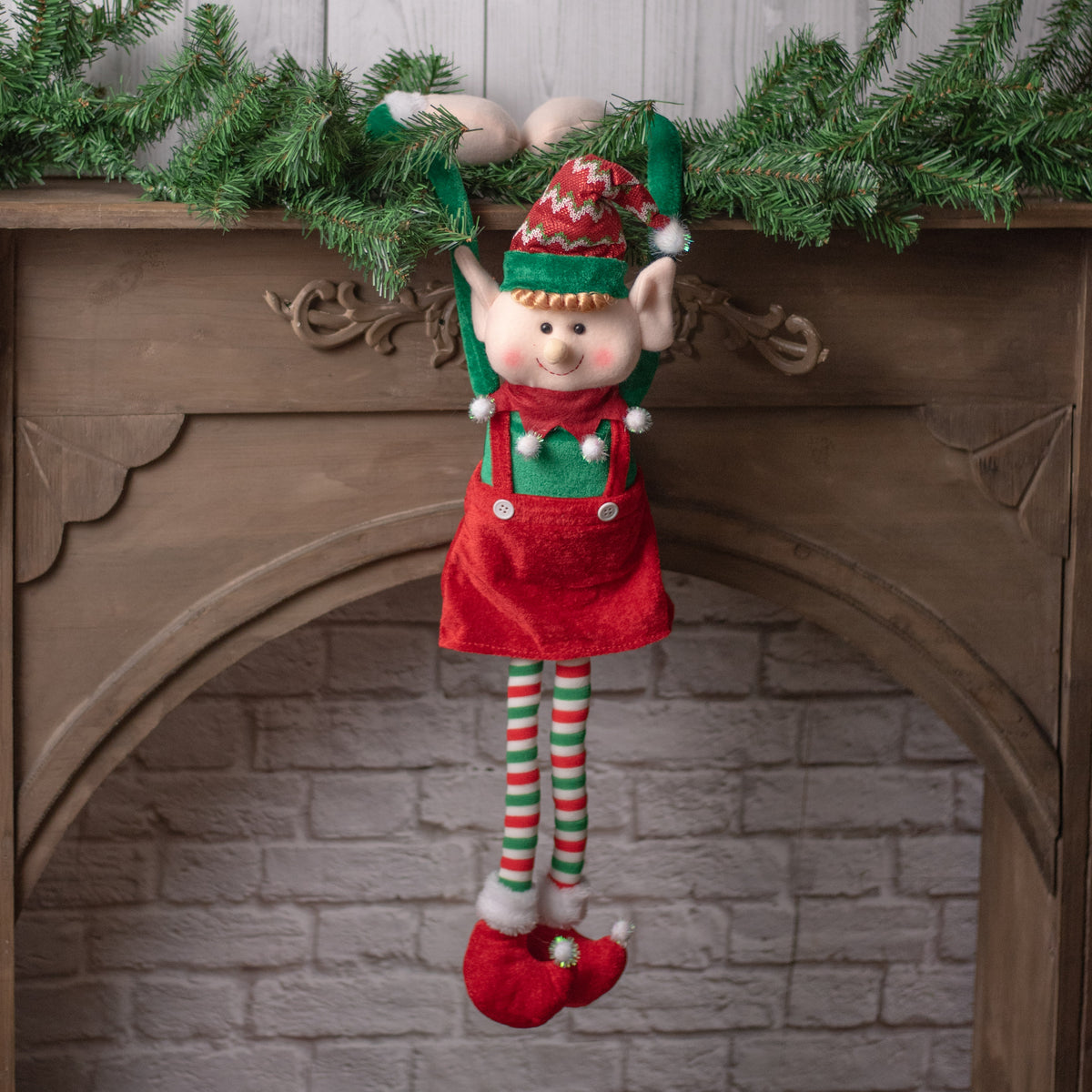 23" Long Limbs Elf: Red