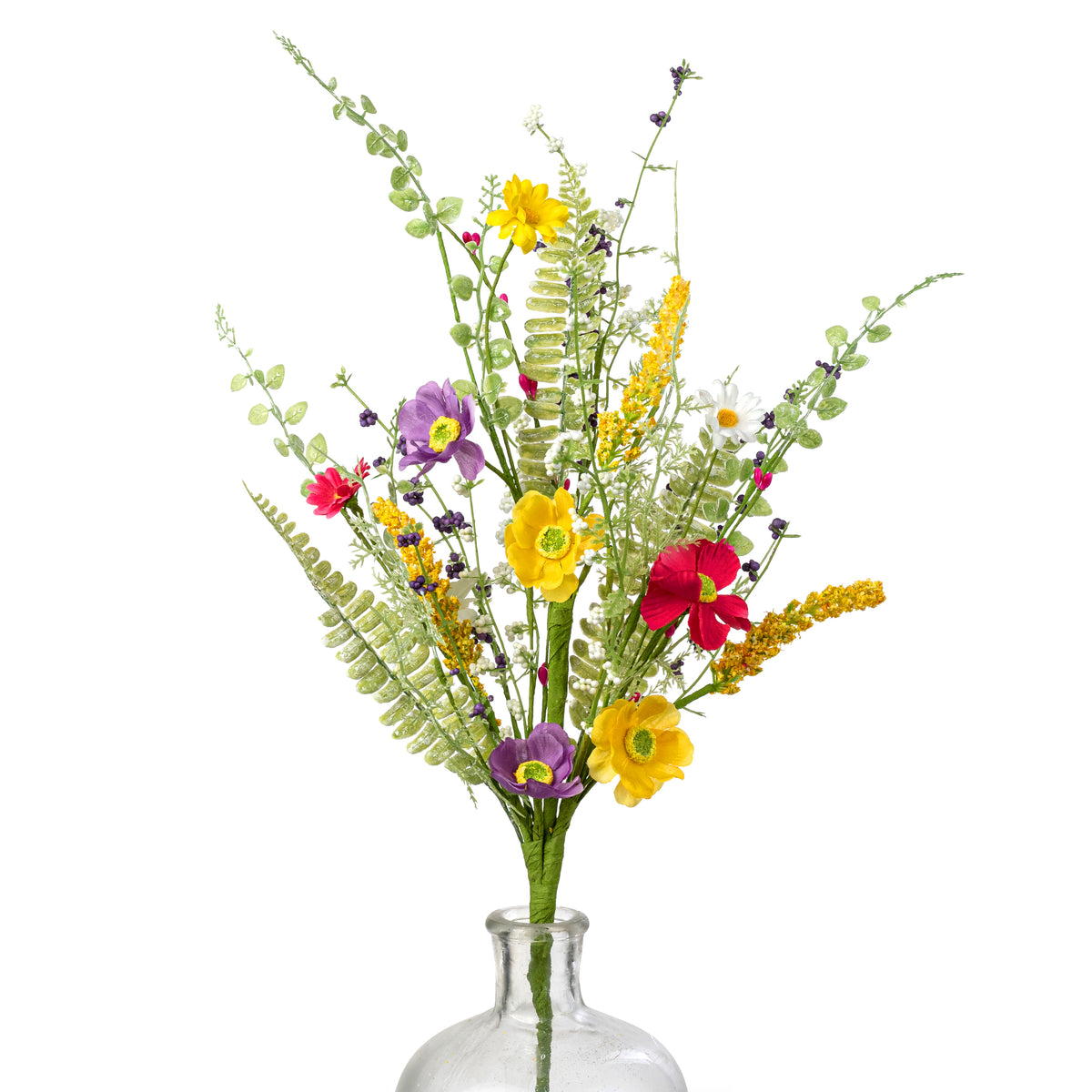 26" Mixed Spring Wildflowers Spray