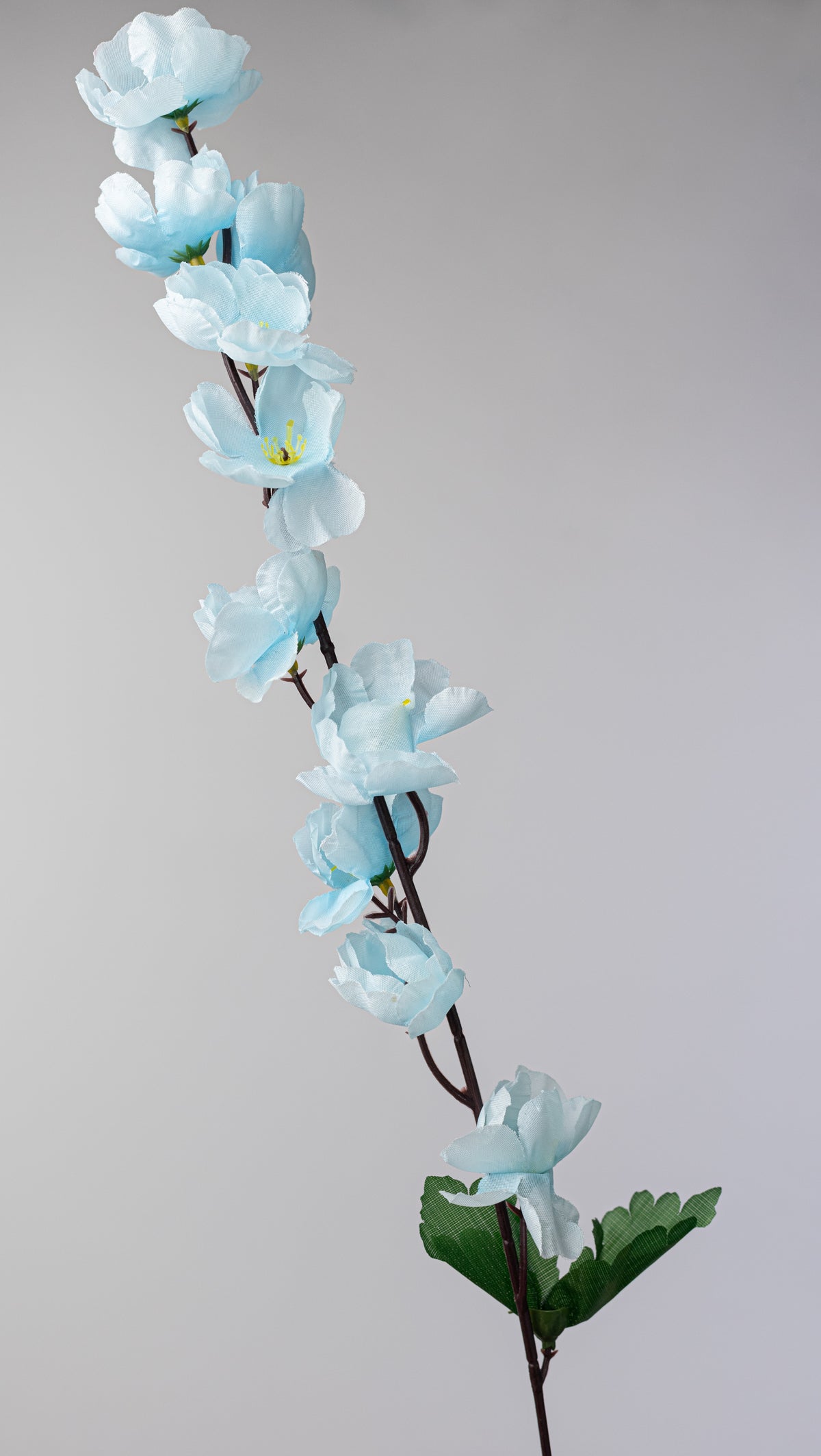 25" Cherry Blossom Bush: Light Blue (18 Stem)