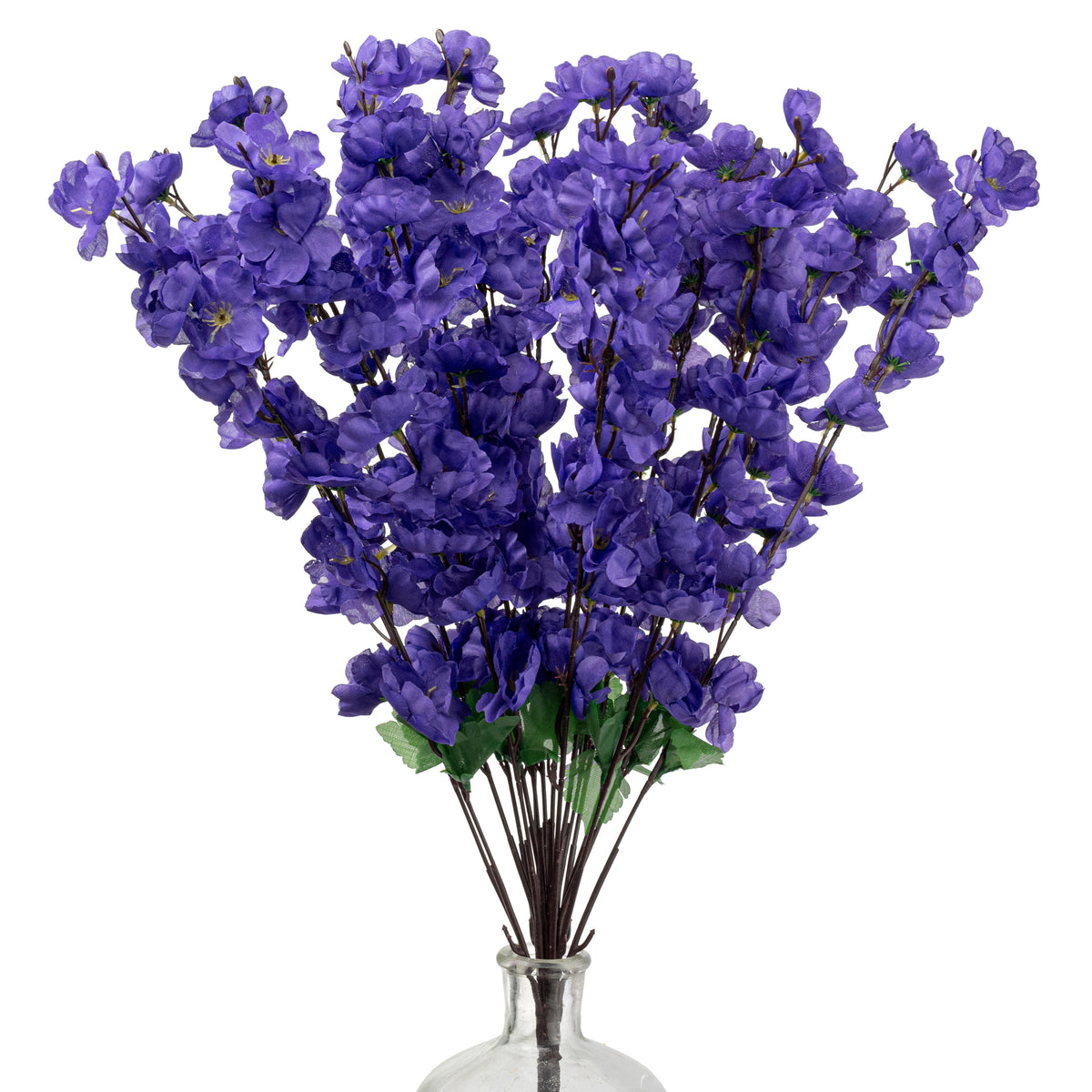 25" Cherry Blossom Bush: Purple (18 Stem)