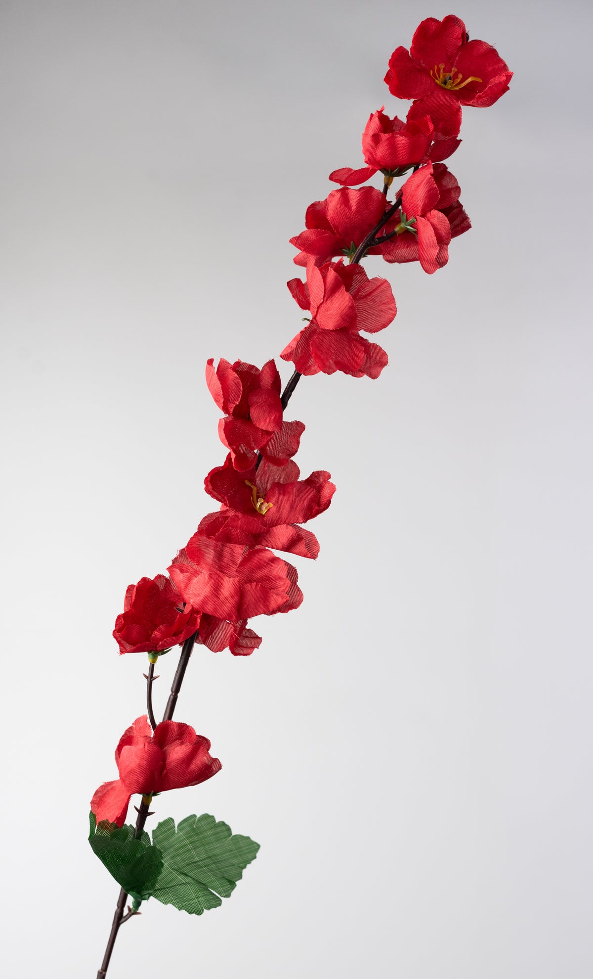 25" Cherry Blossom Bush: Red (18 Stem)