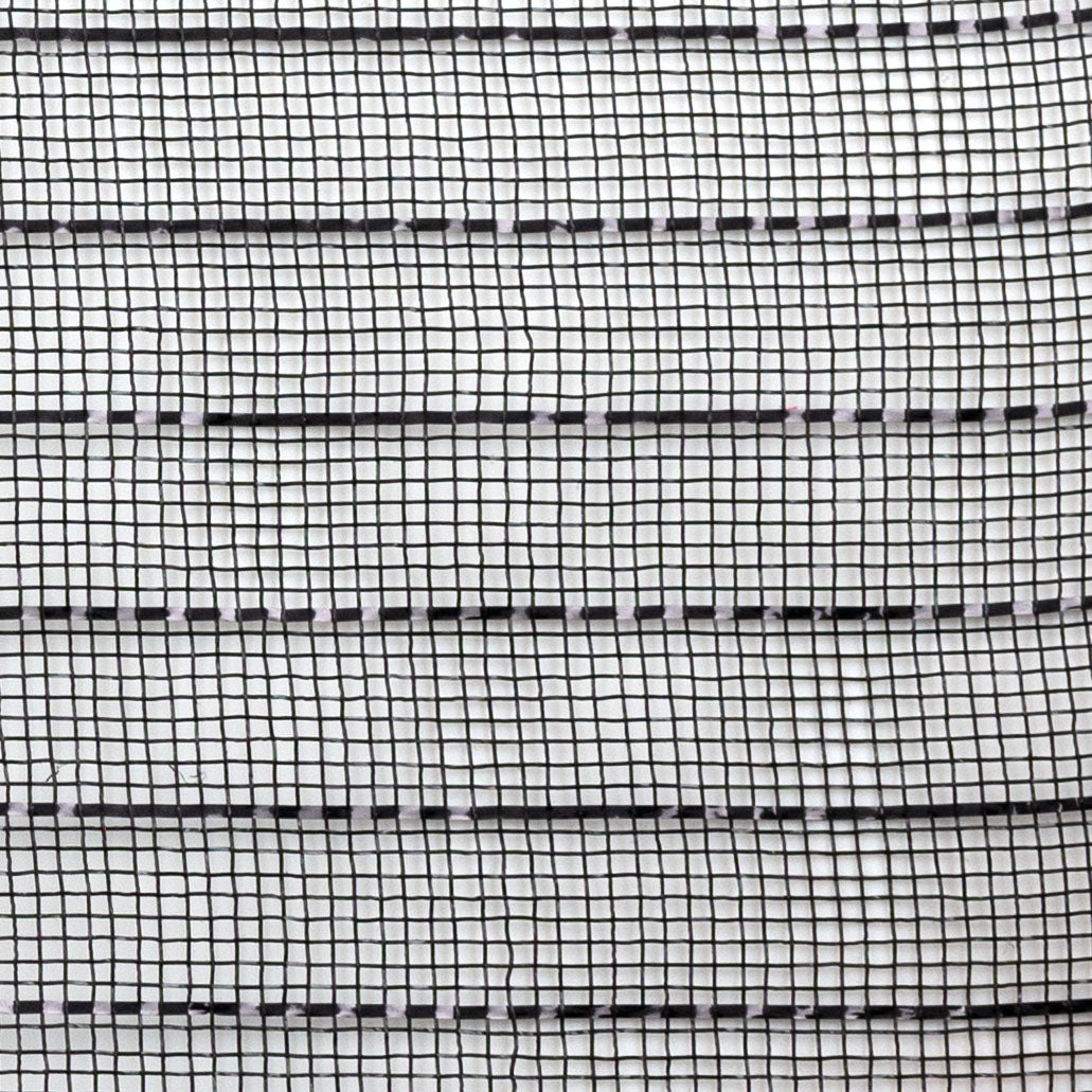 10" Metallic Fine Weave Deco Mesh: Black