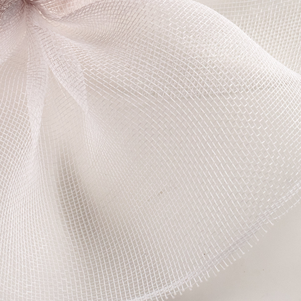 10.5" Square Pre-Cut Fine Weave Deco Mesh Sheets: White (40)