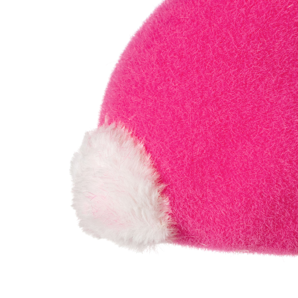 11" Flocked Easter Rabbit: Beauty Pink