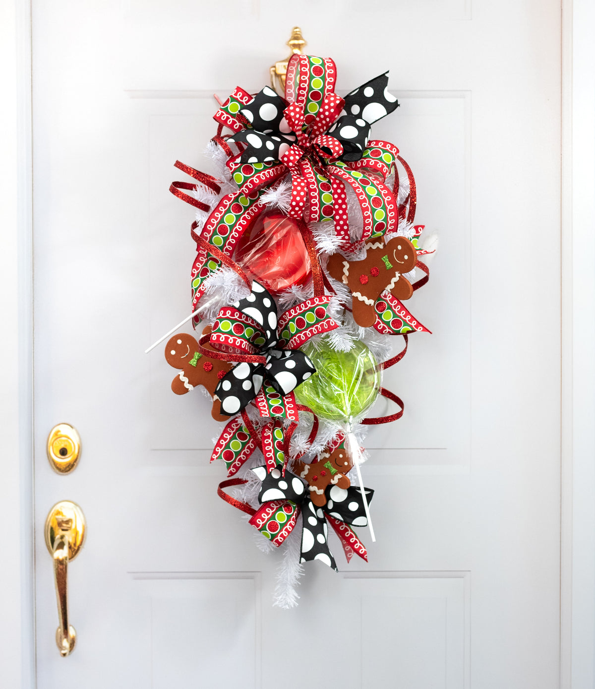 6" x 14" Candy Lollipop Stick: Clear Red