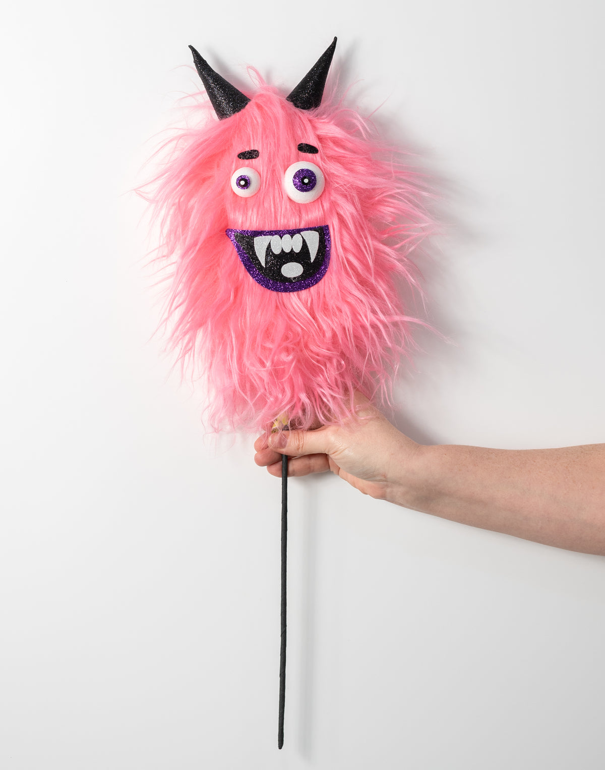 24" Furry Monster Spray: Pink