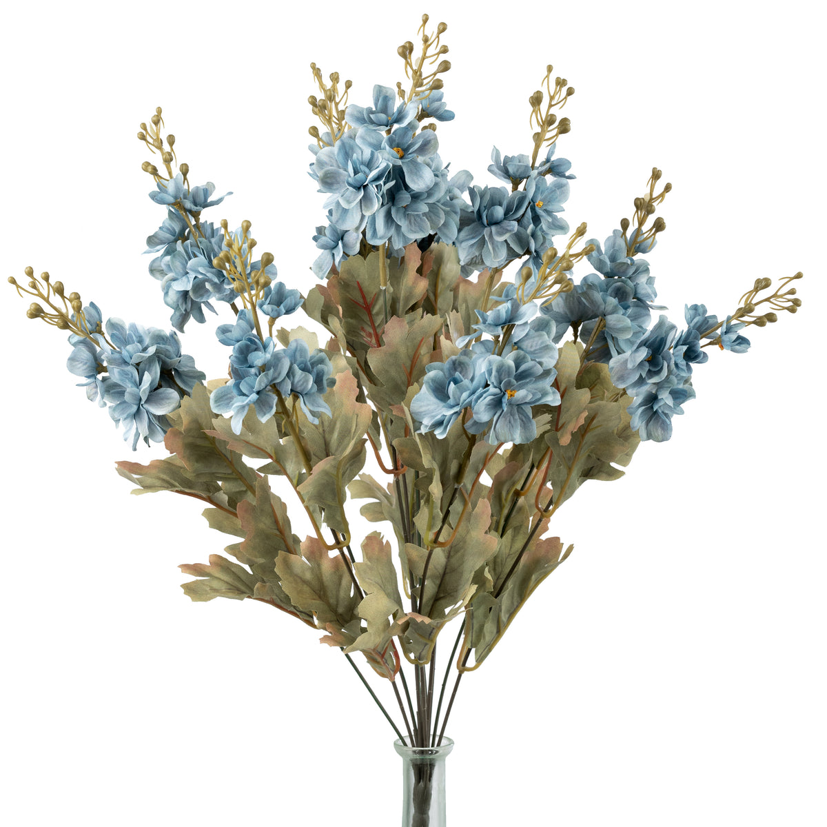 23" Fall Delphinium Bush: Blue (12 Stem)