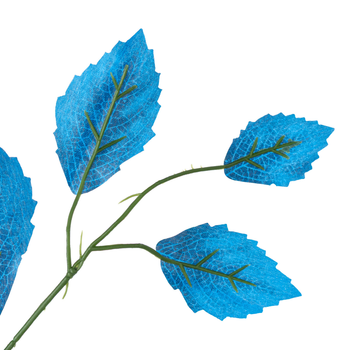 28" Rose Leaf Sprays: Blue (12)