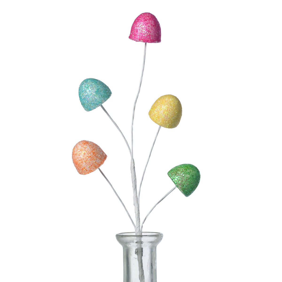 11" Glittered Foam Gumdrops Pick: Candy Multicolor