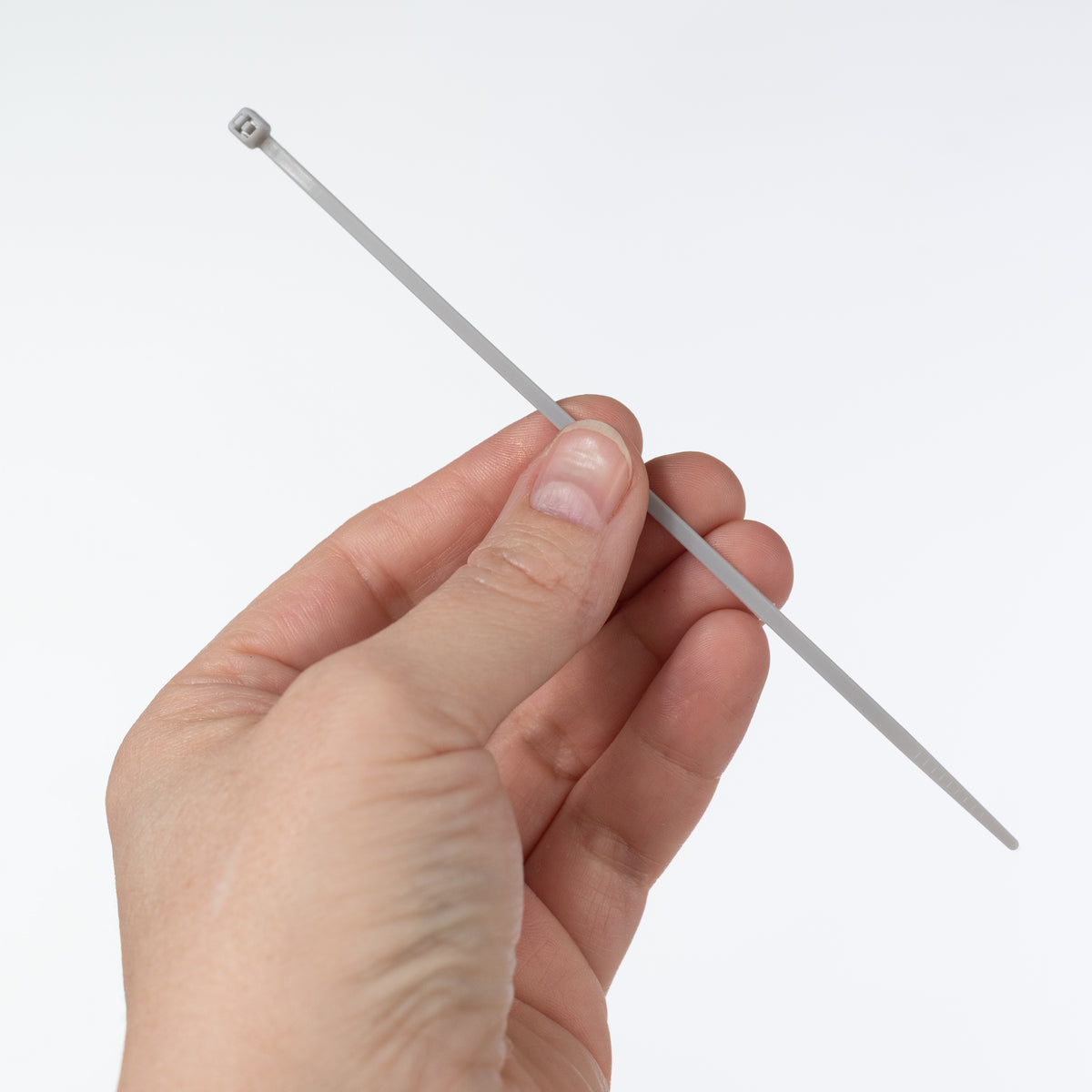 6" UITC Zip-Tie Cable Ties: Grey (100)