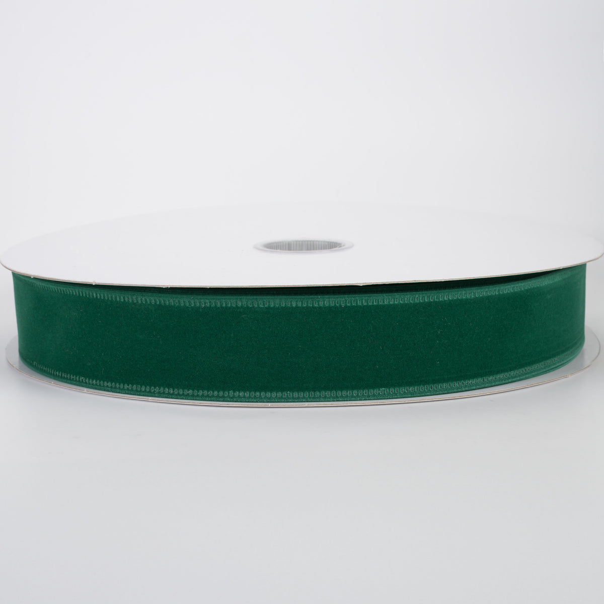 1.5" Value Velvet Ribbon: Emerald Green (50 Yards)