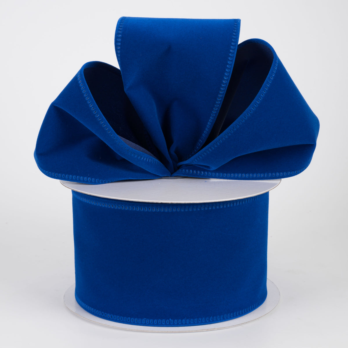 2.5" Value Velvet Ribbon: Royal Blue (10 Yards)