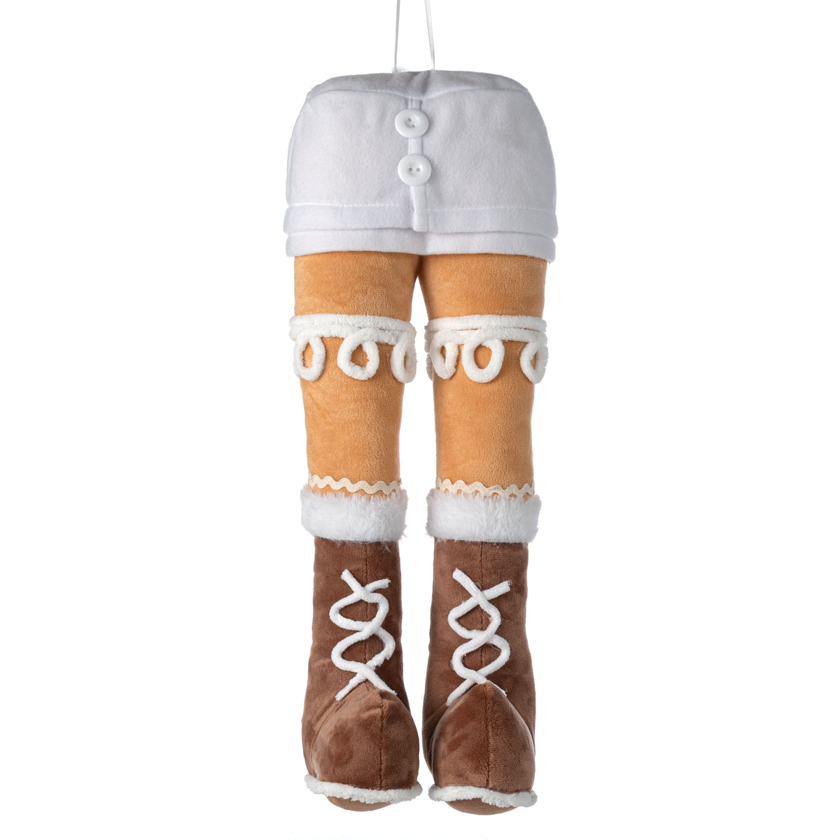 18" Plush Gingerbread Nutcracker Chef Leg