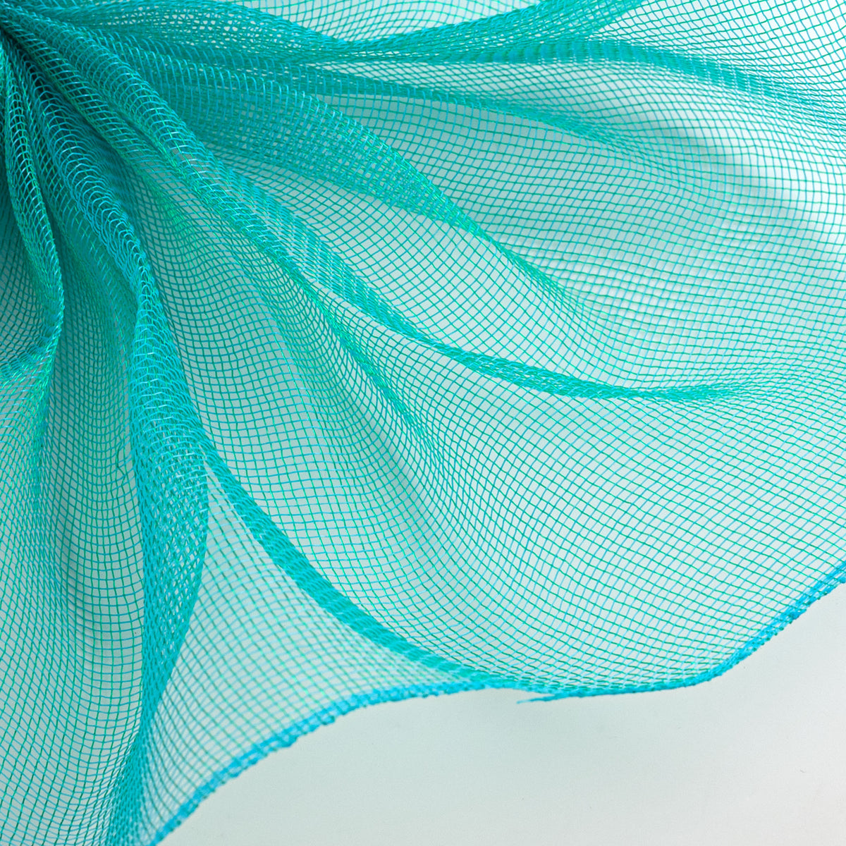 10" Fine Weave Deco Mesh: Teal