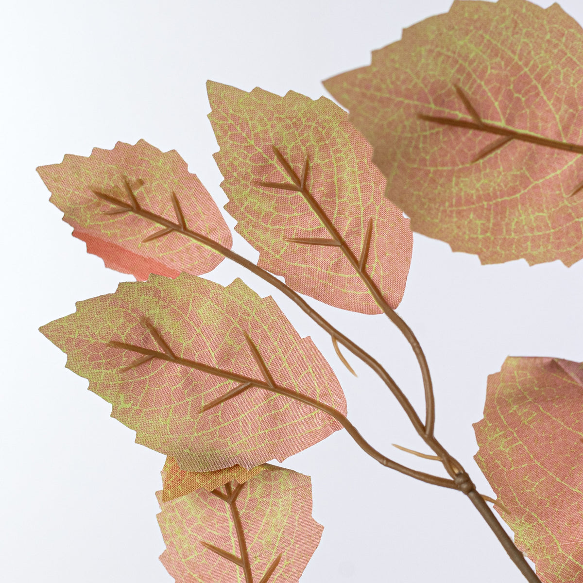 28" Rose Leaf Sprays: Terracotta & Green (12)