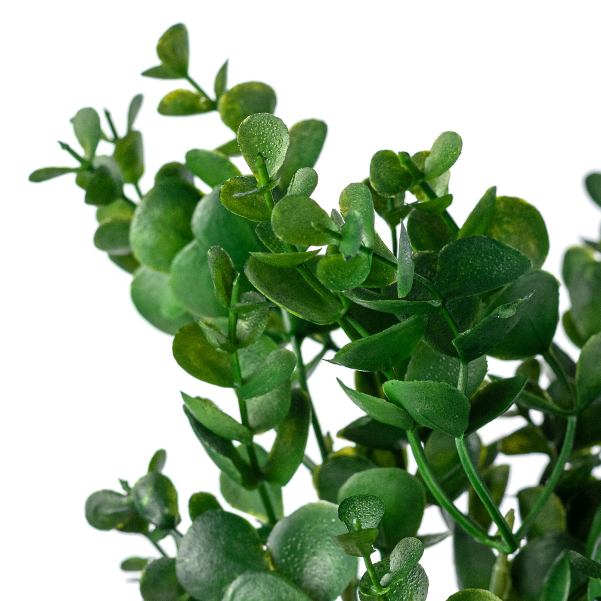 14" Eucalyptus Bush: Green (5 Stem)