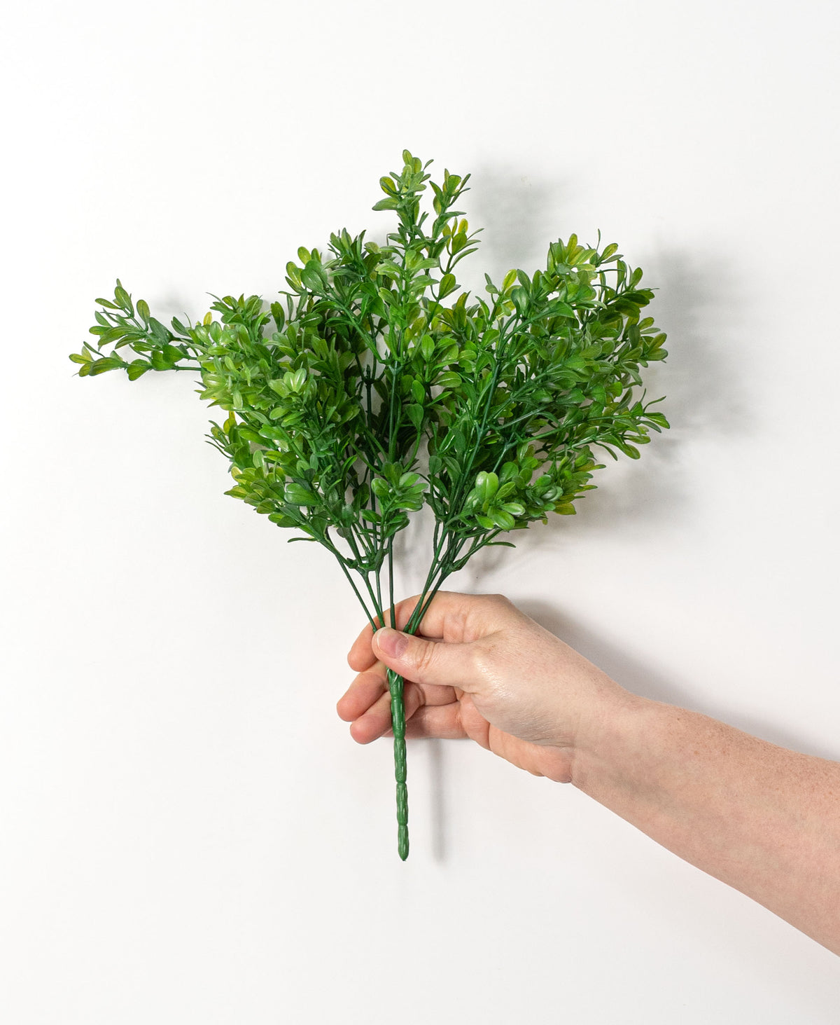 13" Boxwood Bush: Green (7 Stem)