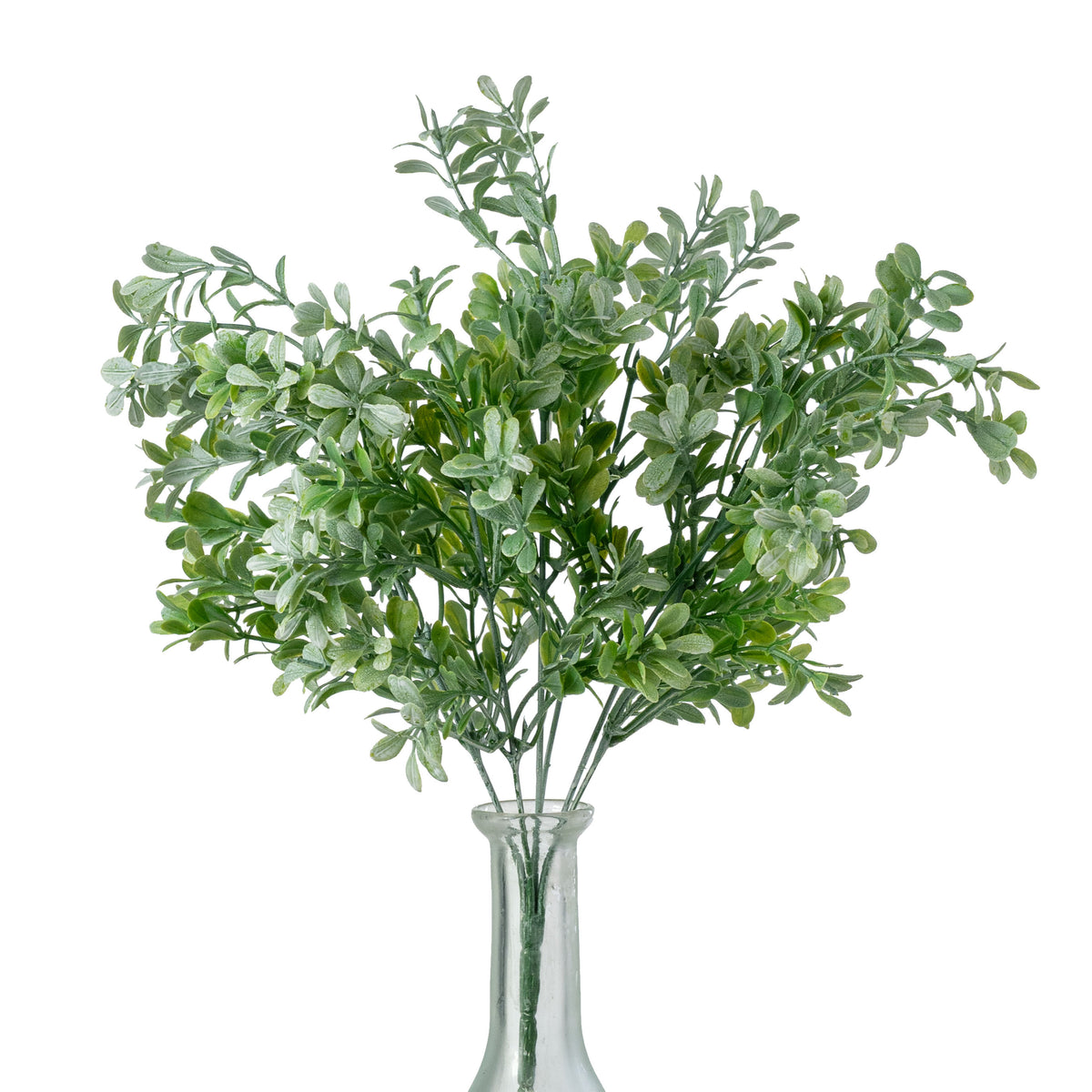 13" Boxwood Bush: Dusty Green (7 Stem)