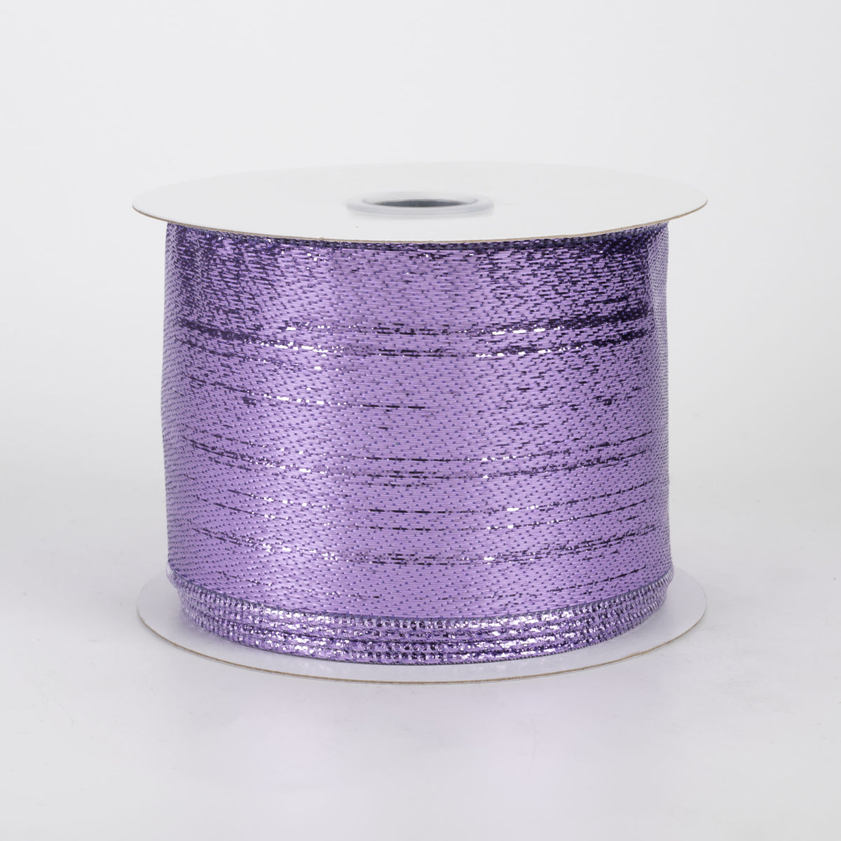 2.5" Metallic Lame Ribbon: Lavender (10 Yards)