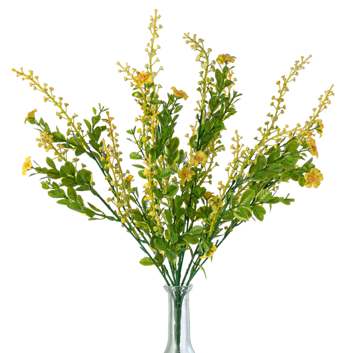 19" Wildflowers & Seeds Bush: Yellow (9 Stem)