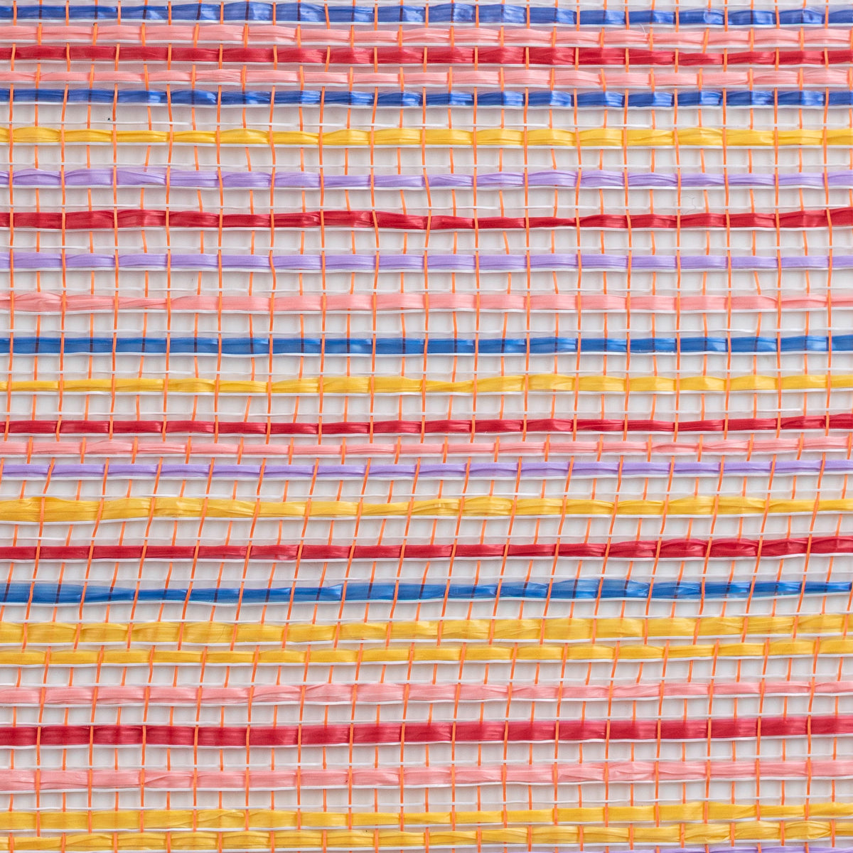 10" Vertical Wide Strip Striation Mesh: Carnival Candy Stripes
