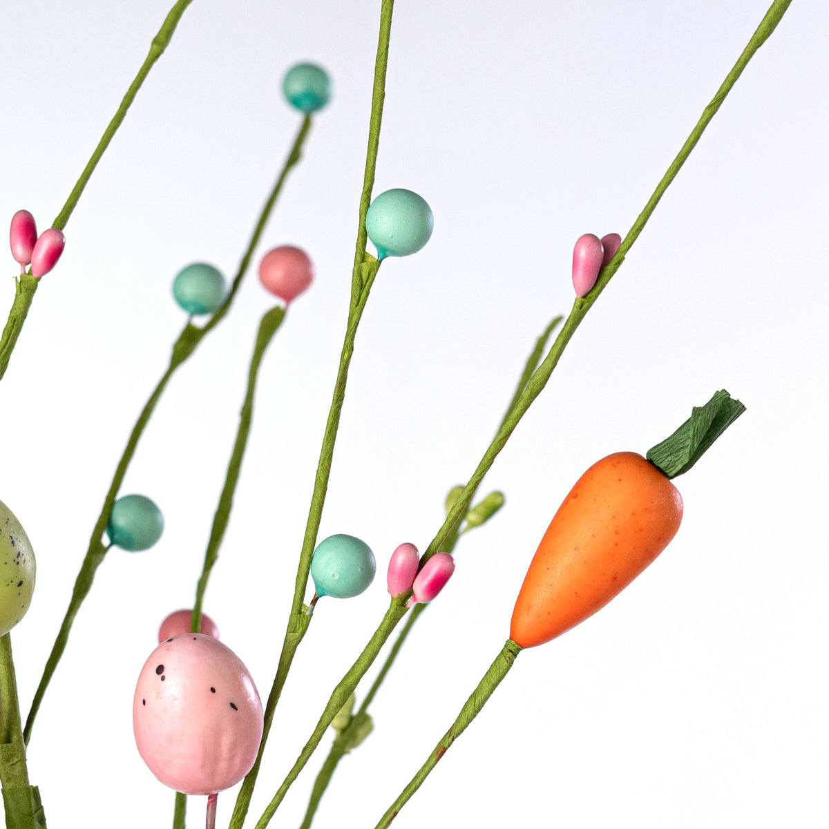 18" Carrots, Eggs & Pips Pick: Pastel Easter