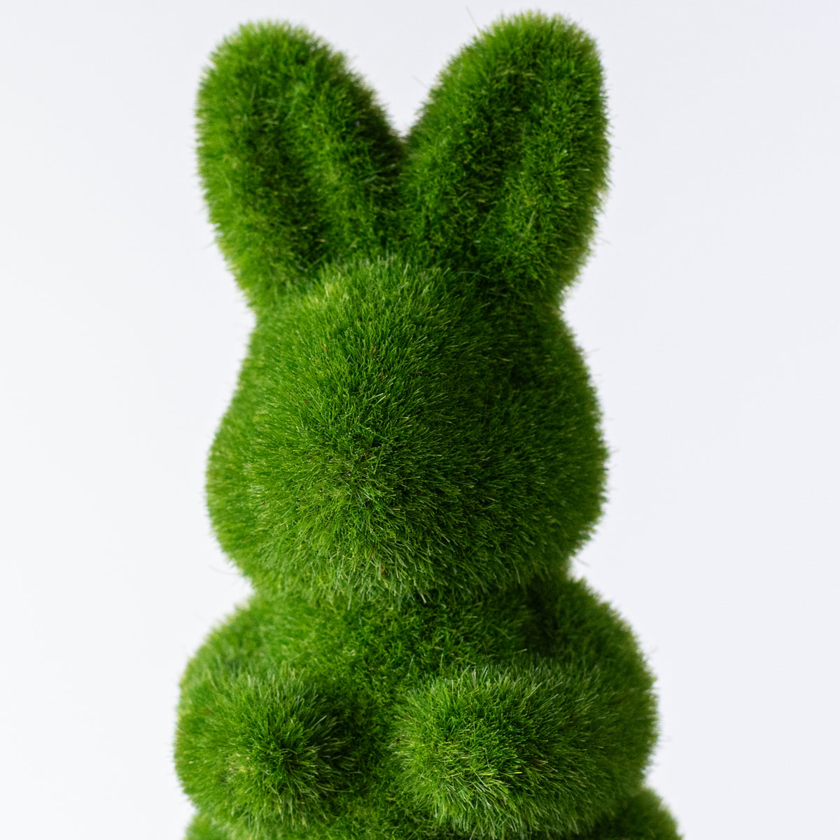 12" Flocked Bunny Pick: Moss Green