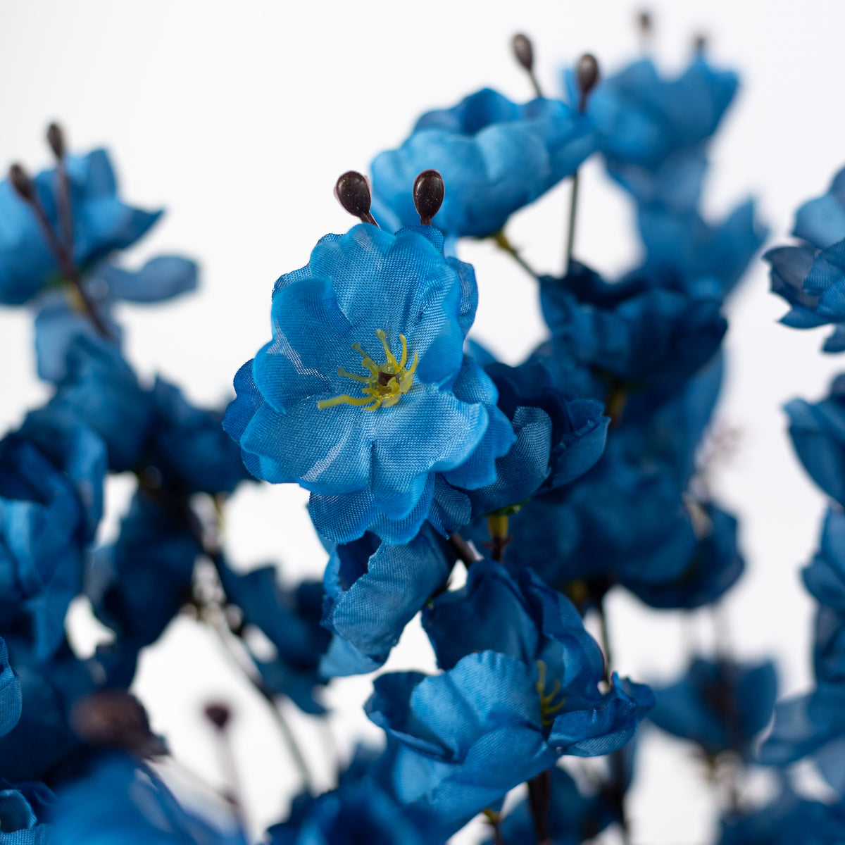 25" Cherry Blossom Bush: Royal Blue (18 Stem)
