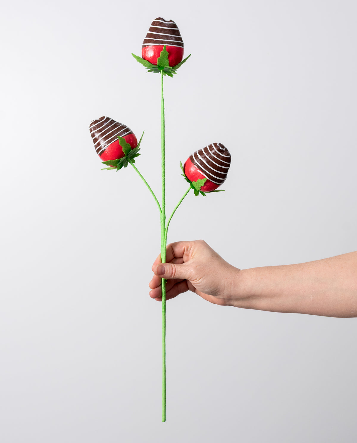 22" Dipped Strawberries Pick: Dark Chocolate